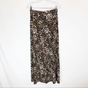 🌼AGB Maxi Skirt in Leopard Print